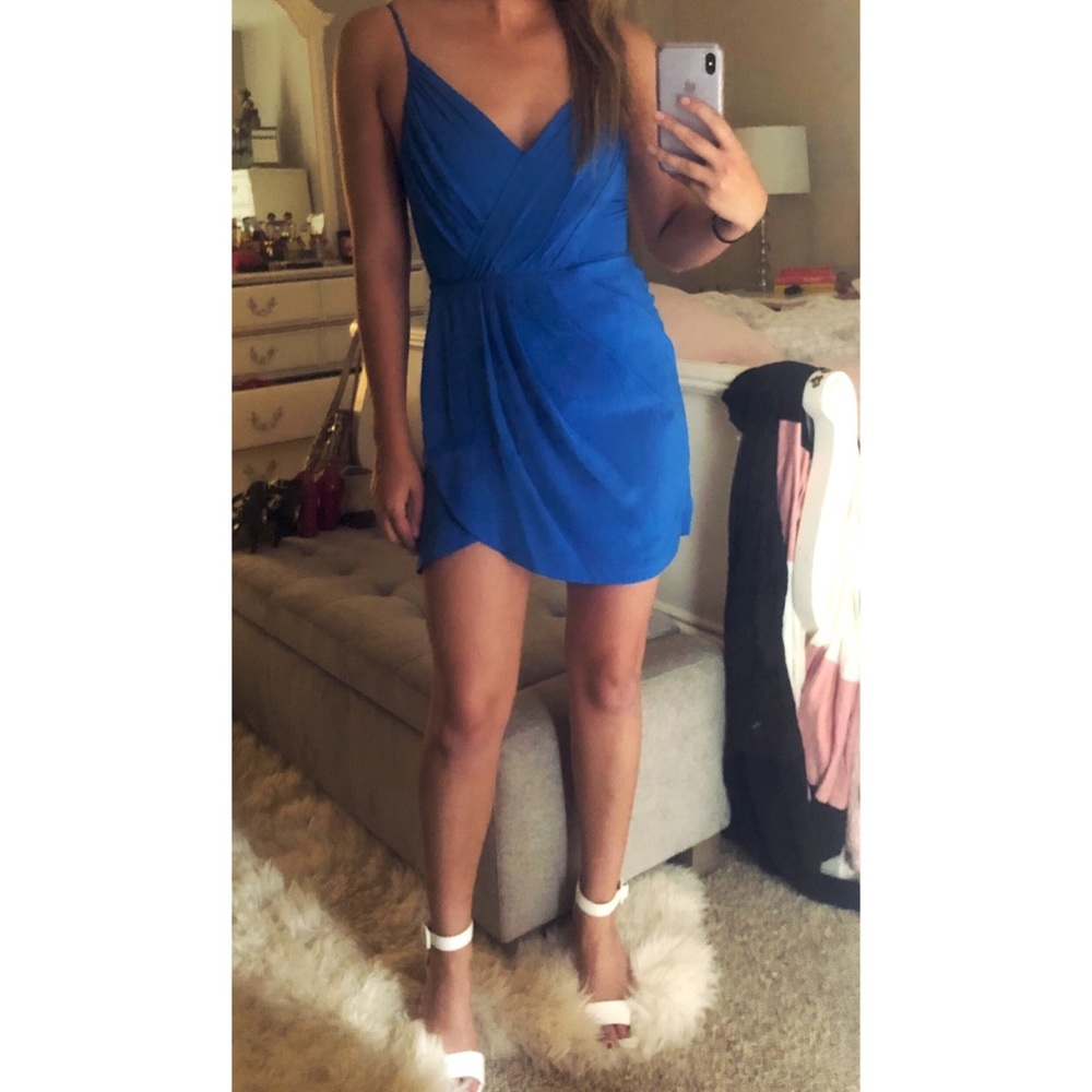 Yumi Kim blue spaghetti strap dress